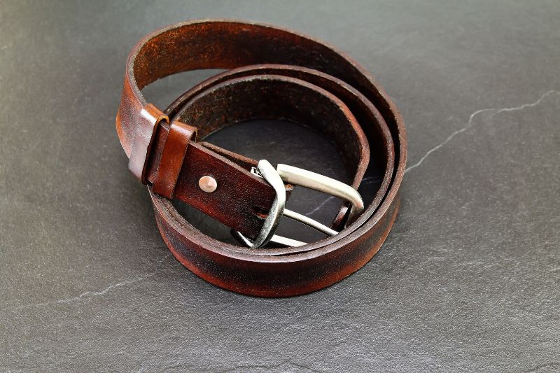 How To Distress A Leather Belt?
