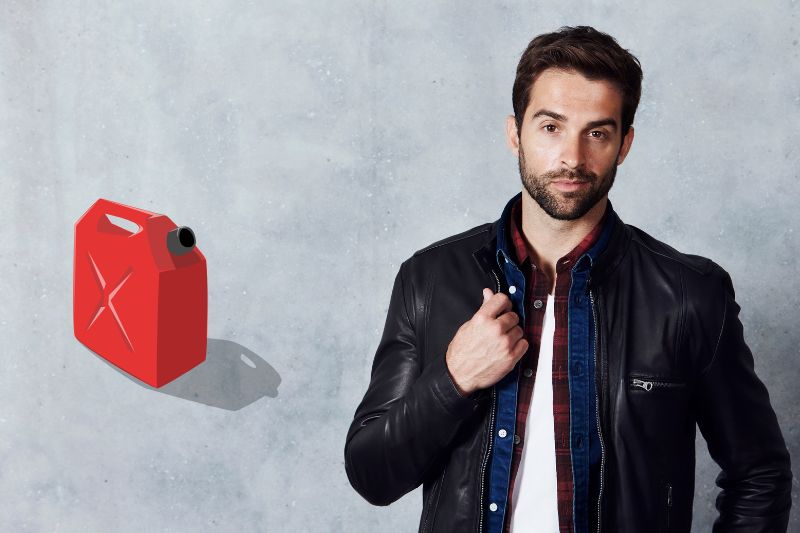 How To Get Gasoline Out Of Leather?