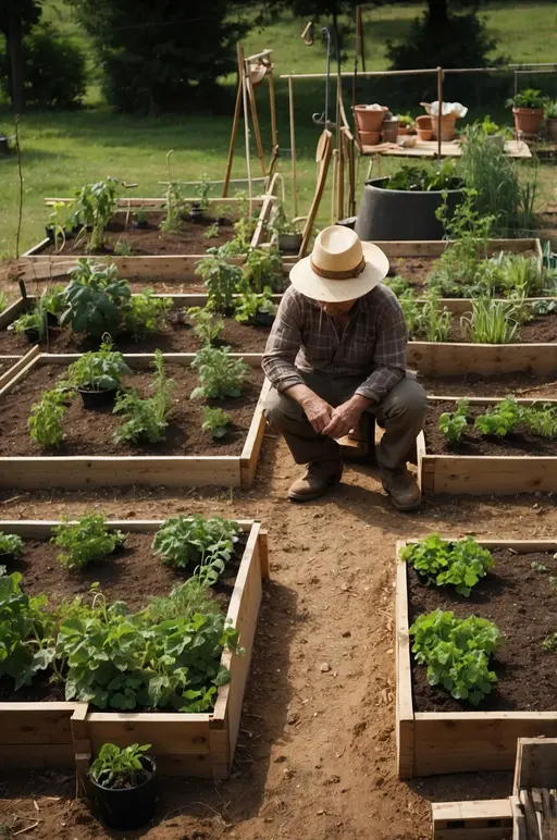 Homesteading Garden Layout
