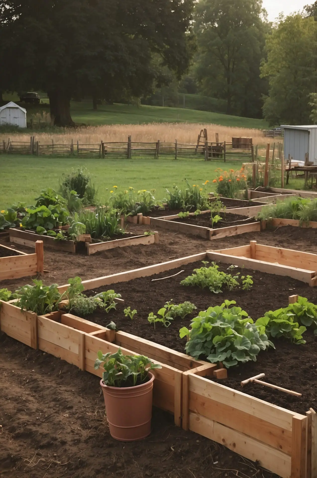 Homesteading Garden Layout