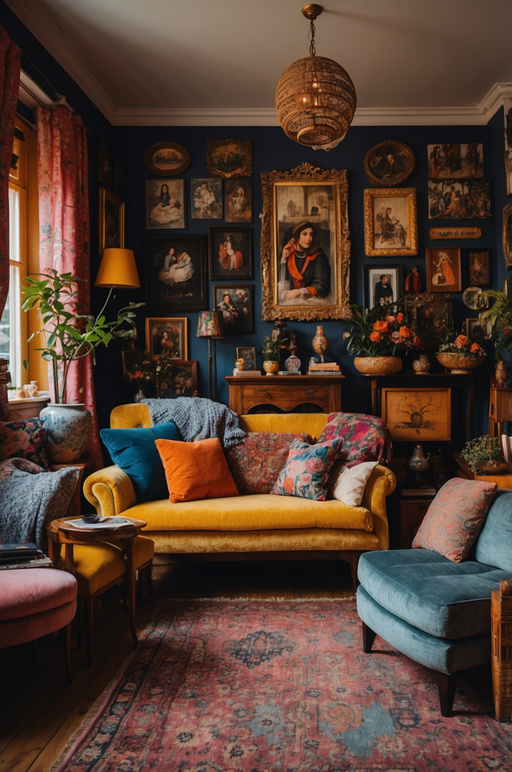 Best Cozy Maximalism home interior decor