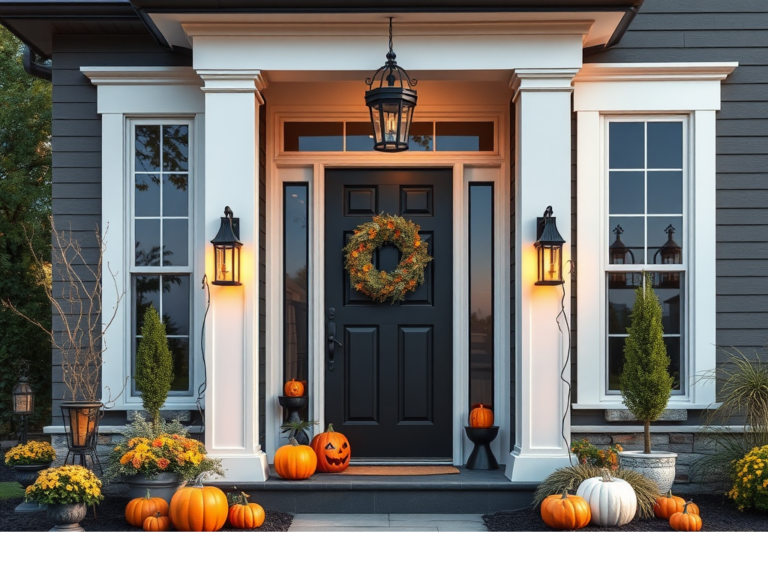 18 Outdoor Entry Decorations Ideas for a Hauntingly Good Halloween