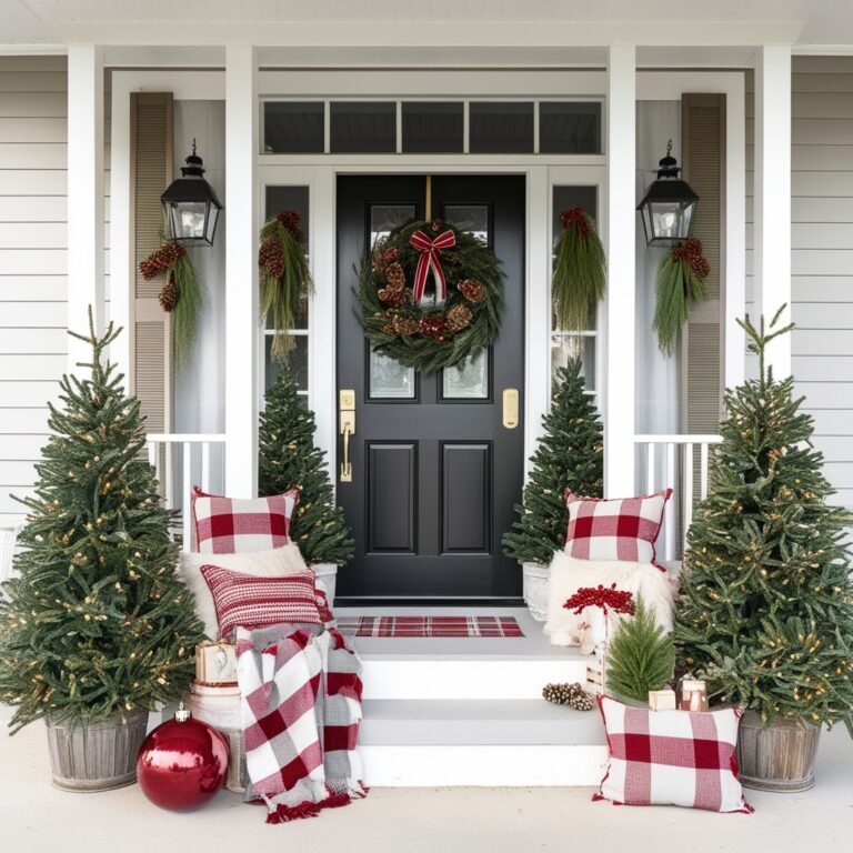 22 Front Porch Christmas Decor Ideas