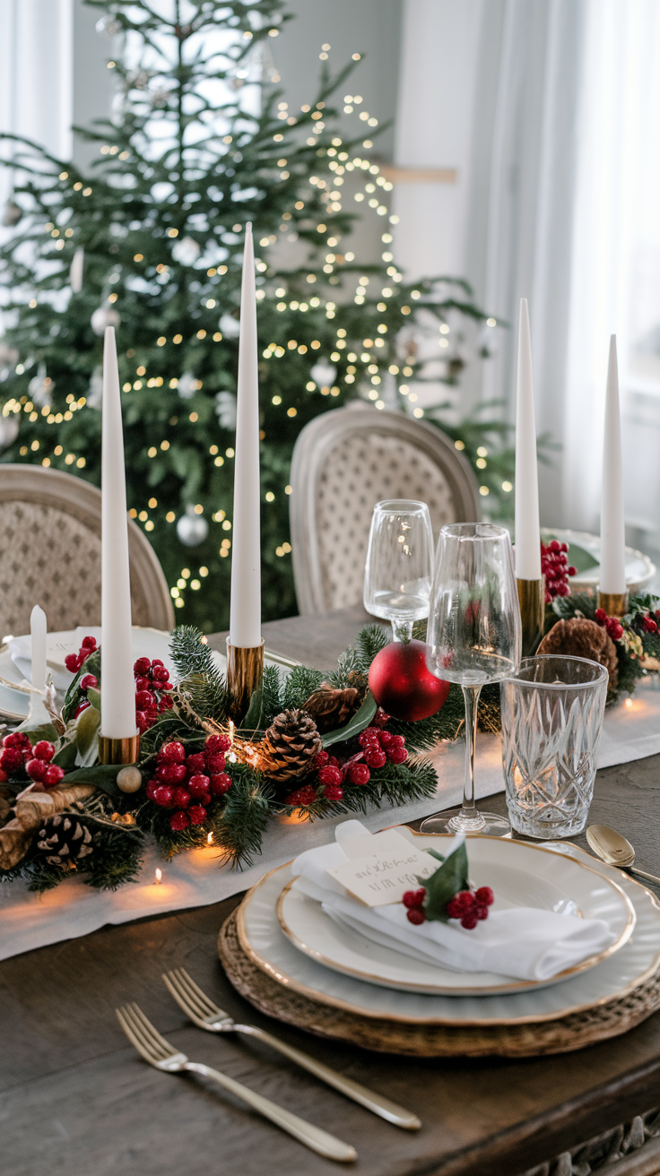 24 Christmas Table Settings Ideas