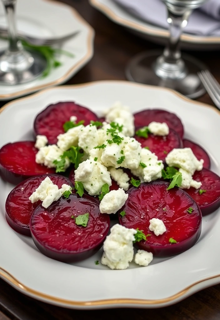 25 Easy Thanksgiving Side Dishes That Will Steal the Show (You Won't Believe #16!) - 13. Glazed Beets with Goat Cheese