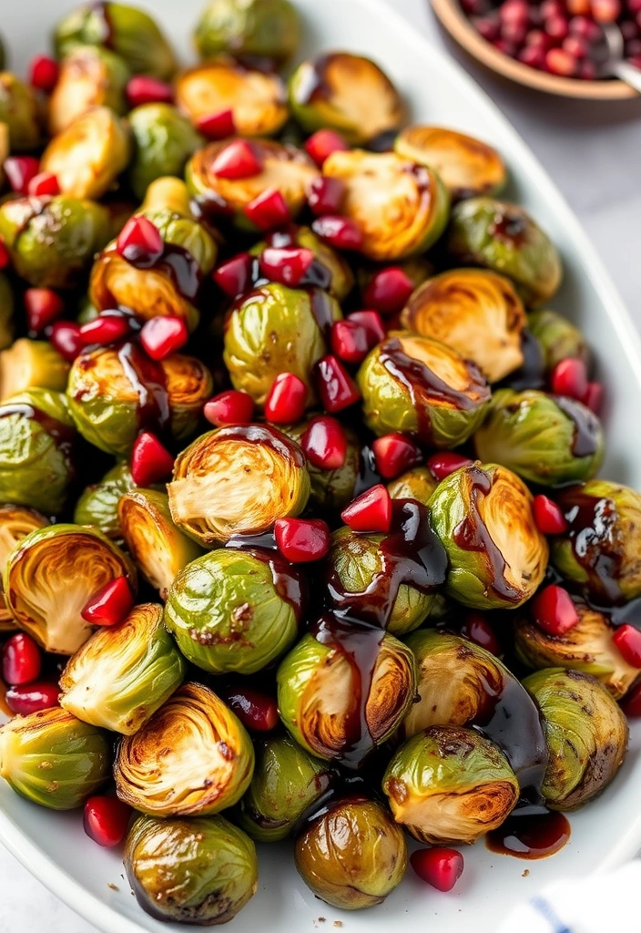 25 Easy Thanksgiving Side Dishes That Will Steal the Show (You Won't Believe #16!) - 2. Roasted Brussels Sprouts with Balsamic Glaze