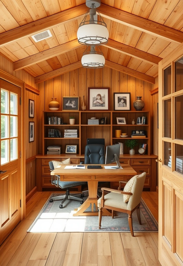 26 Shedquarters Backyard Office Ideas You Won't Believe Exist! - 16. The Classic Shed Office