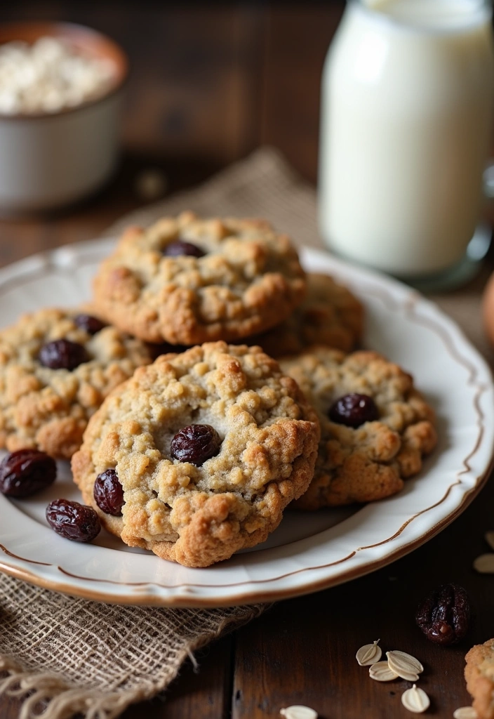 22 Marry Me Cookies Easy Recipe That'll Make Your Sweetheart Say 'Yes!' - 12. Oatmeal Raisin Cookies