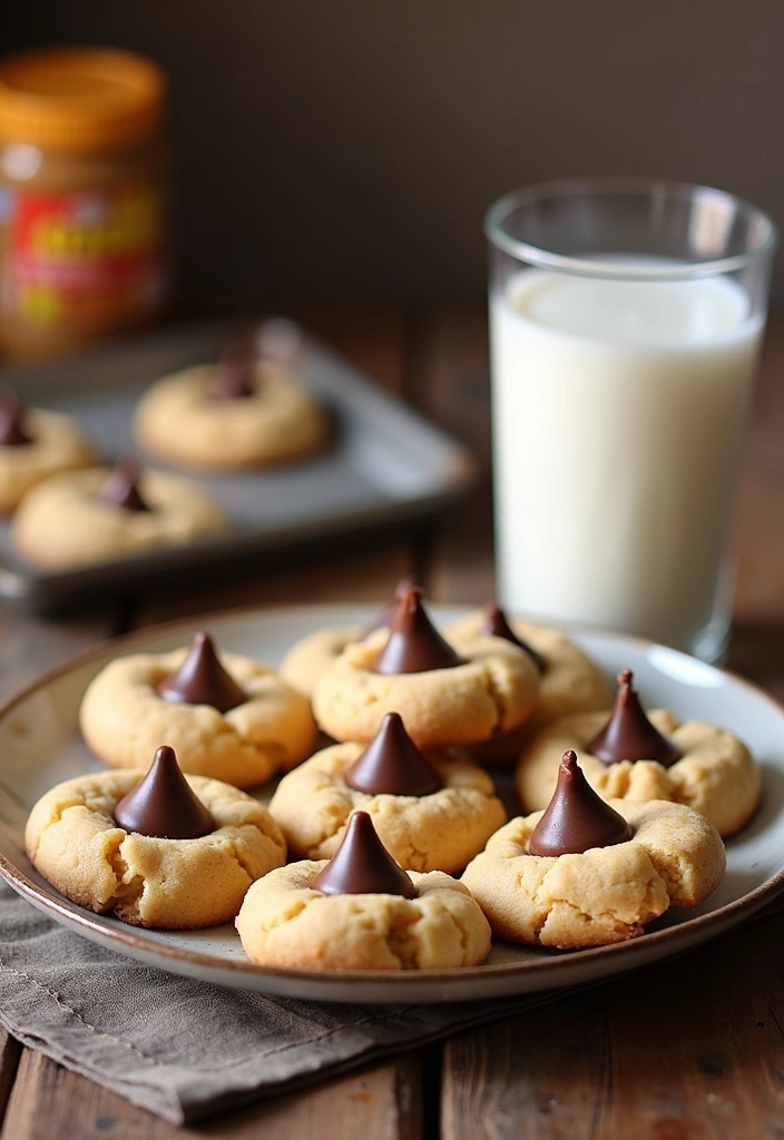 22 Marry Me Cookies Easy Recipe That'll Make Your Sweetheart Say 'Yes!' - 4. Peanut Butter Kiss Cookies