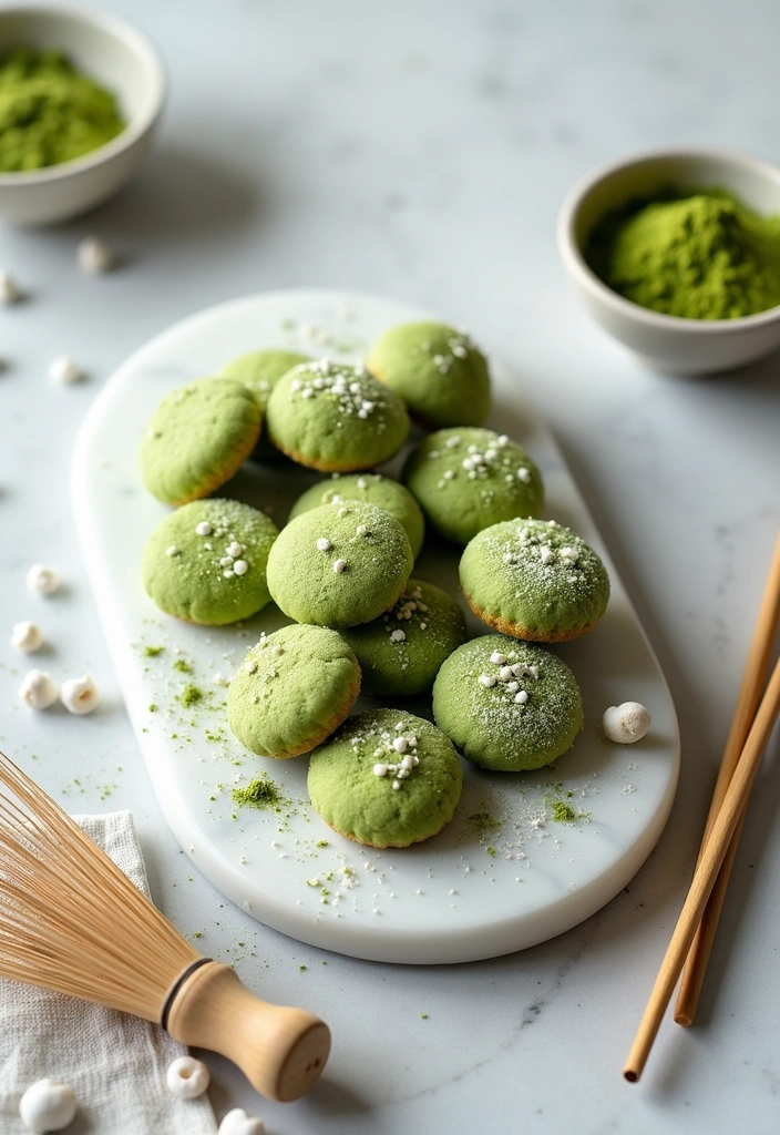 22 Marry Me Cookies Easy Recipe That'll Make Your Sweetheart Say 'Yes!' - 8. Matcha Green Tea Cookies